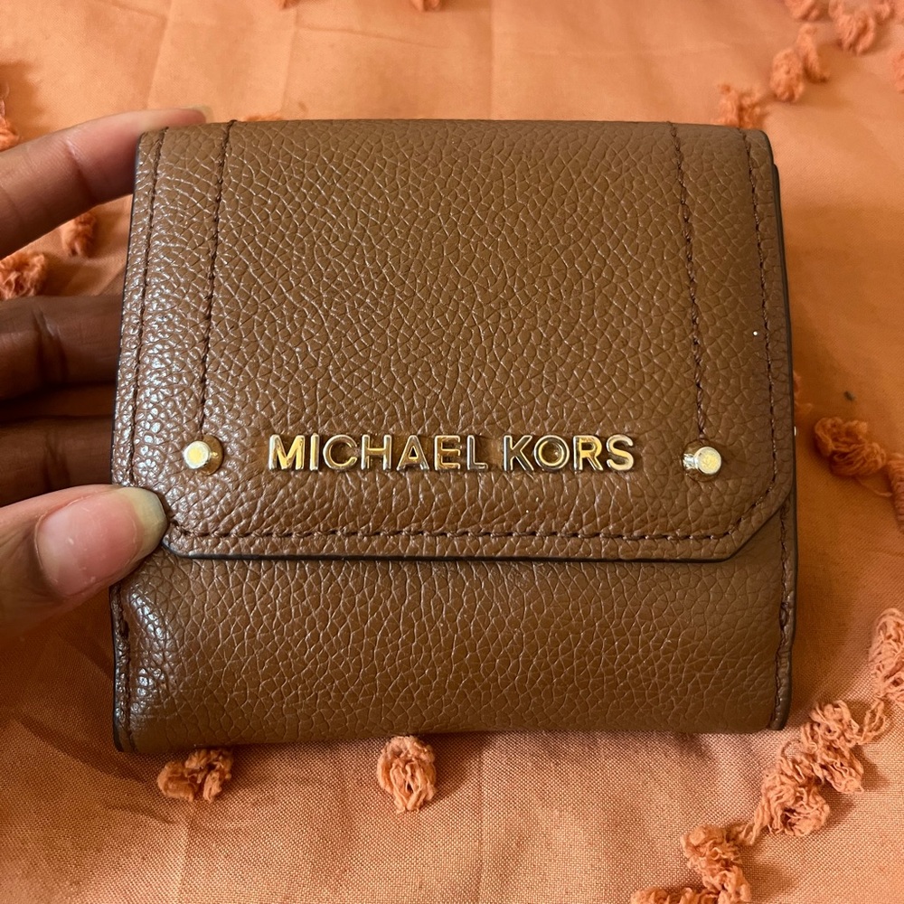 Michael Kors Brown Leather Wallet